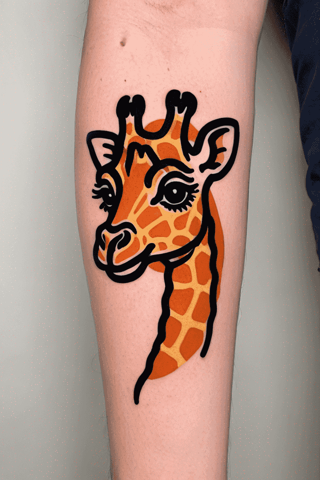 una giraffa
