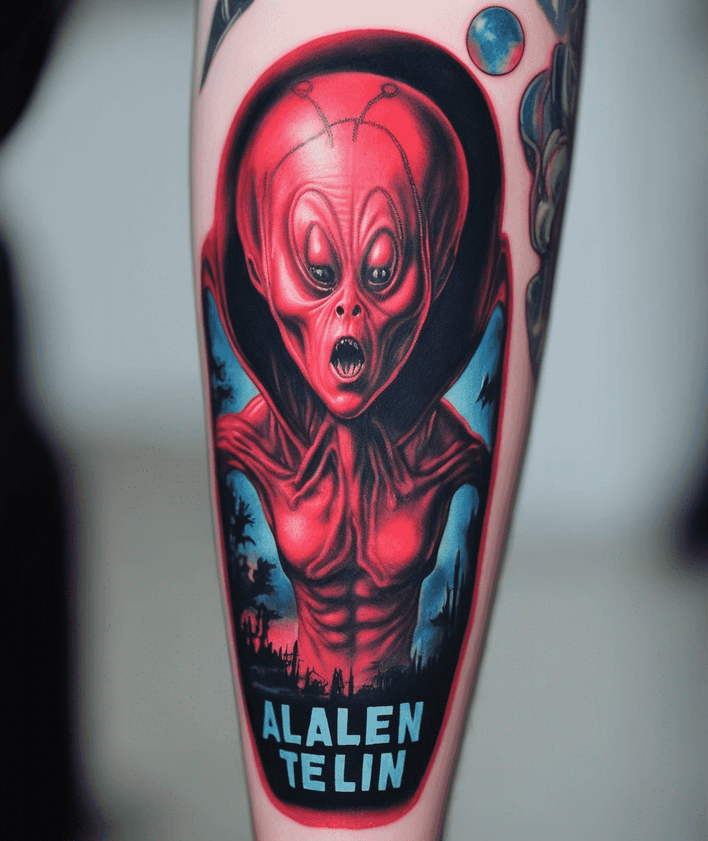 An alien red