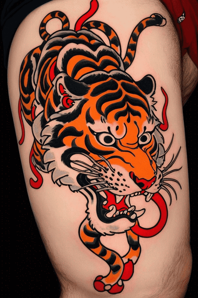 a tiger