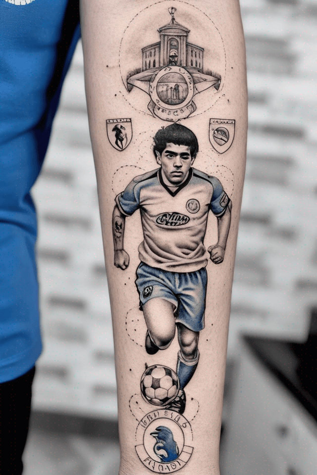 Diego Armando Maradona and Naples city