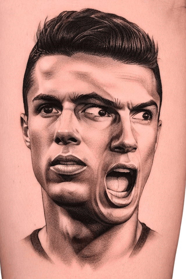 Cristiano Ronaldo face