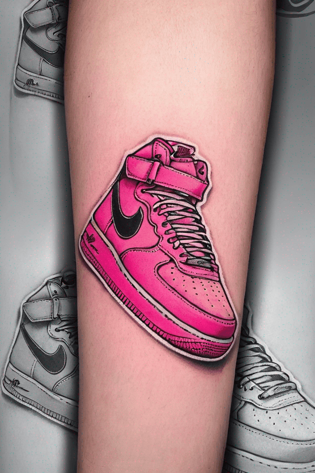 a Nike Air Force Pink