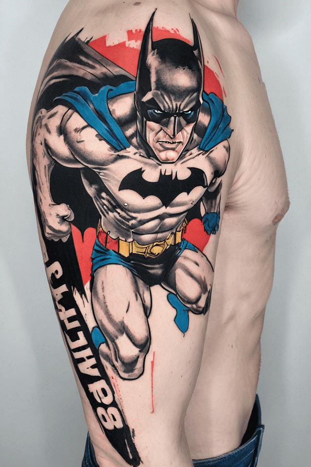 Batman Che combatte contro Superman, stanno lottando